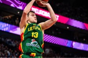 官方：立陶宛男篮主力后卫乔库巴蒂斯伤停6个月，欧锦赛报销
